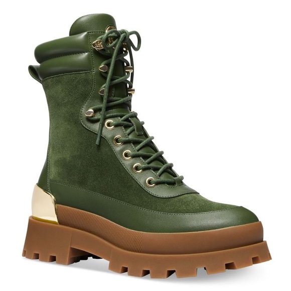 🎁 MICHAEL Michael Kors Rowan Women's Suede Logo Boot